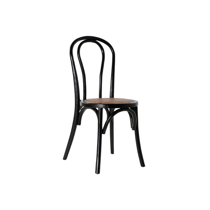 Scaun de Sufragerie DKD Home Decor Negru Multicolor 43 x 44 x 89 cm