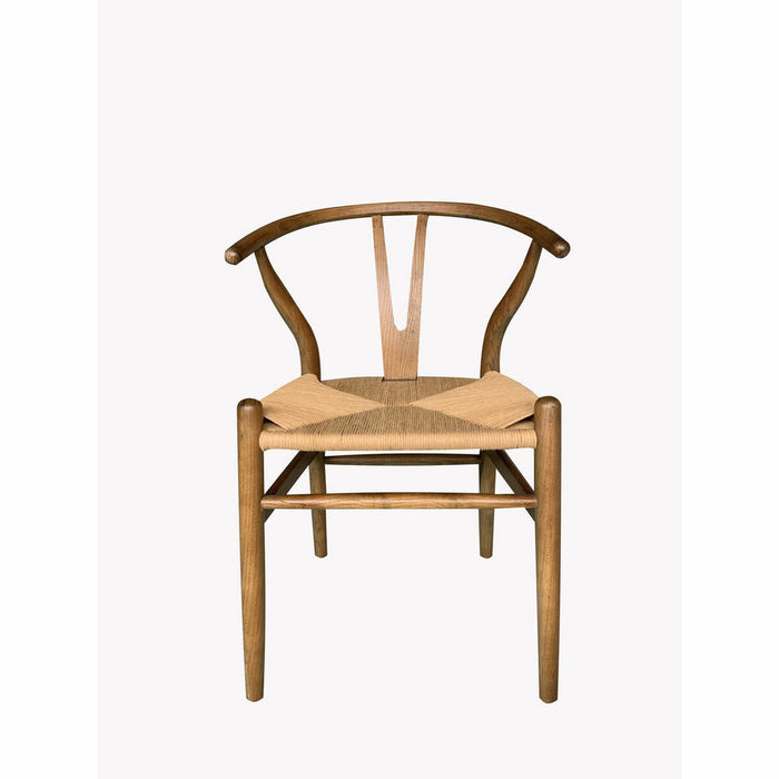Scaun de Sufragerie DKD Home Decor Natural 55 x 46 x 80 cm