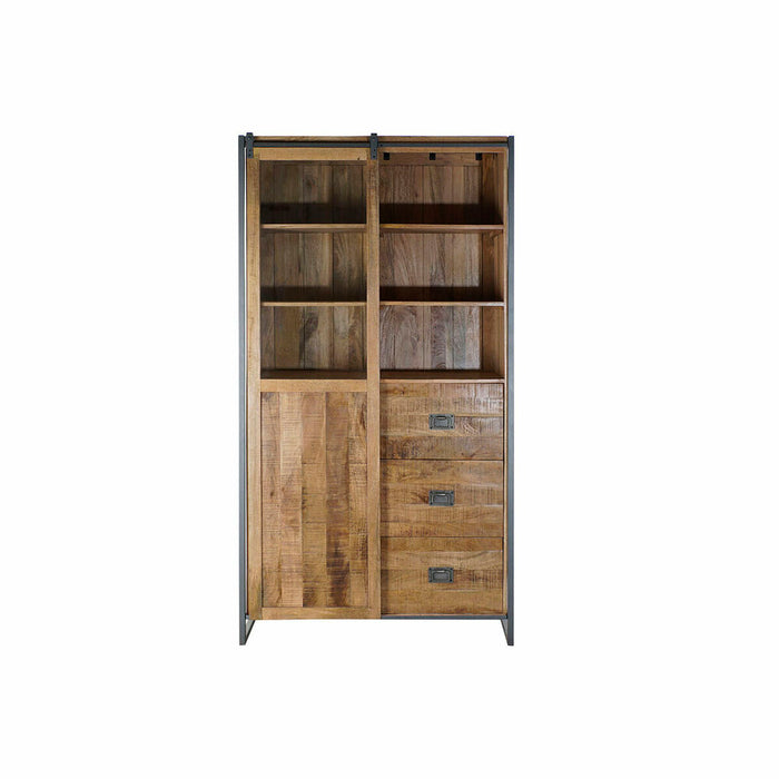 Stand Prezentare DKD Home Decor 8424001807383 110 x 45 x 200 cm Geam Metal Lemn de mango