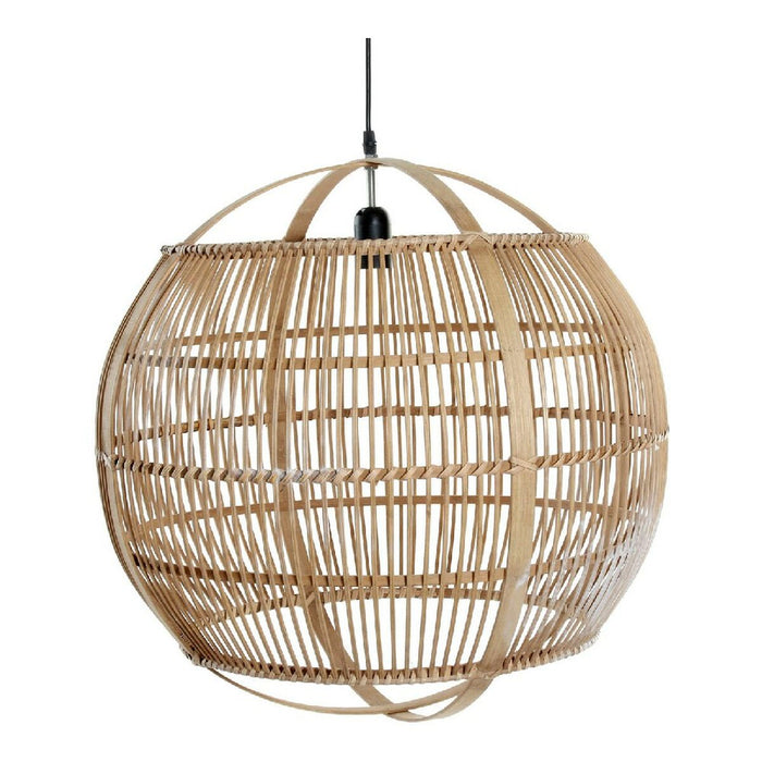 Lustră DKD Home Decor 55,5 x 55,5 x 55 cm Natural Bambus 220 V 50 W