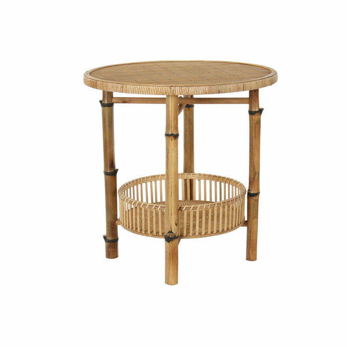 Masa laterală DKD Home Decor Natural Lemn 60 x 60 x 61 cm Bambus