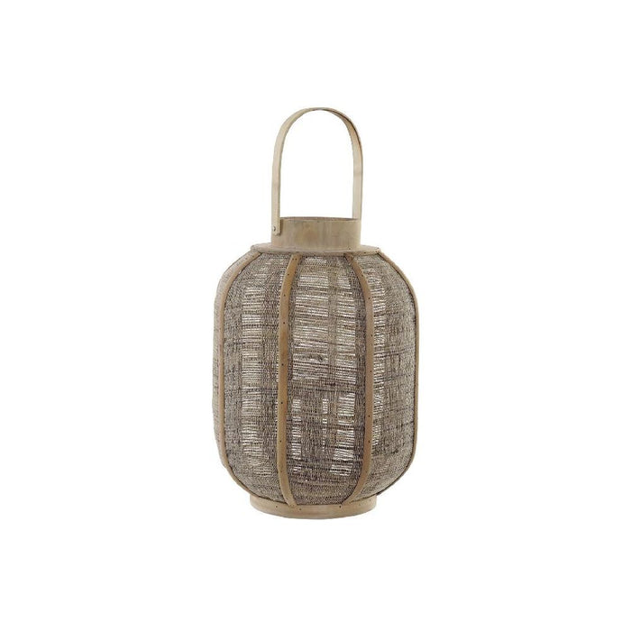 Suport de Lumânări DKD Home Decor Lin Bambus (27 x 27 x 51 cm)