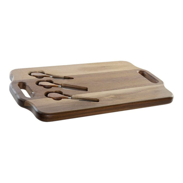Masă de tăiat DKD Home Decor 42 x 25 x 2,2 cm Natural Salcâm