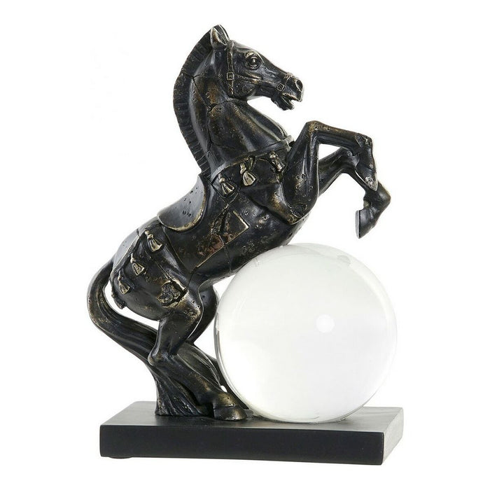 Figură Decorativă DKD Home Decor Rășină Geam Cal (20 x 11 x 26 cm)