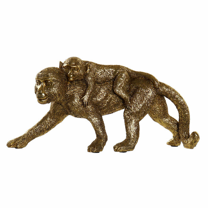 Figură Decorativă DKD Home Decor FZ-93395 Alb Auriu* Rășină Dreptunghiular Colonial Modern 26 x 6 x 12 cm