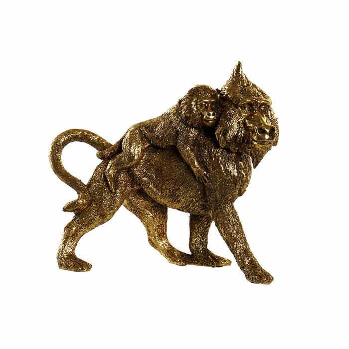 Figură Decorativă DKD Home Decor FZ-93397 Alb Auriu* Rășină Dreptunghiular Colonial Modern 21 x 8,5 x 18,5 cm