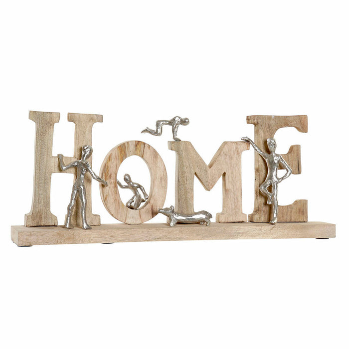 Figură Decorativă DKD Home Decor Argintiu Aluminiu Câine (59 x 8 x 24 cm)