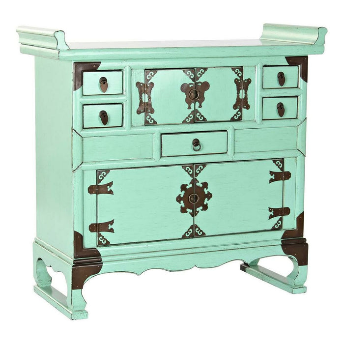 Dulap cu Sertare DKD Home Decor Metal Lemn de ulm (83 x 33.5 x 79 cm)