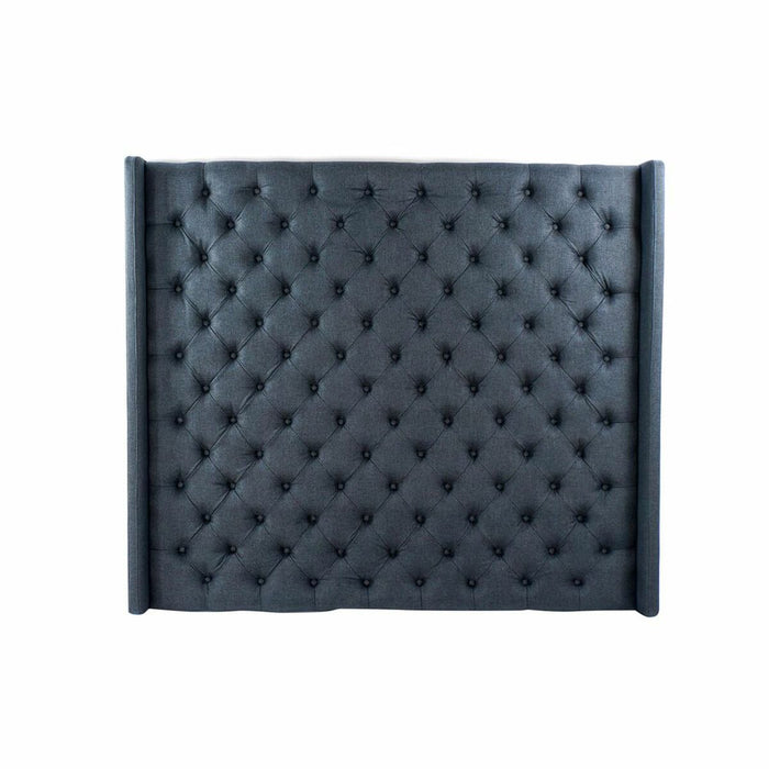 Tăblie de Pat DKD Home Decor Albastru Lemn Plastic Lemn MDF 198 x 20 x 170 cm