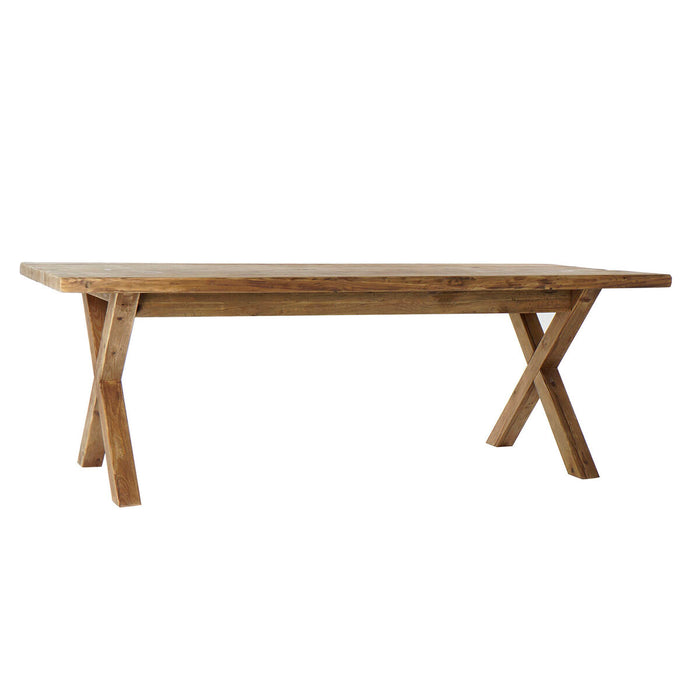 Masă de Sufragerie DKD Home Decor Natural Lemn Reciclat 220 x 100 x 76 cm
