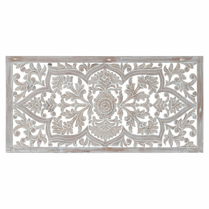 Tăblie de Pat DKD Home Decor 163 x 3,5 x 81 cm Alb Lemn MDF