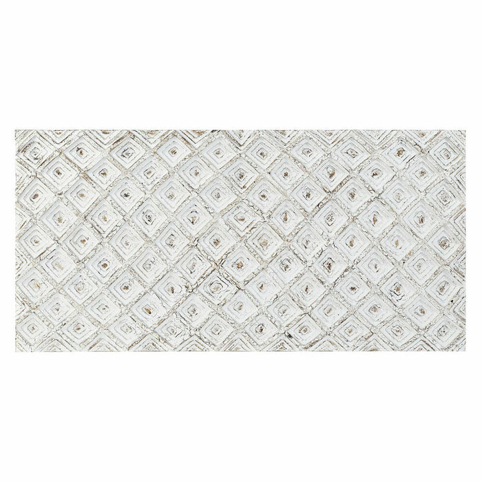 Tăblie de Pat DKD Home Decor 162 x 4 x 82 cm Alb Lemn MDF