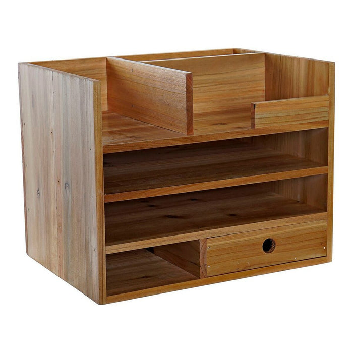 Organizator multifuncțional DKD Home Decor Birou Brad (33 x 24 x 26 cm)