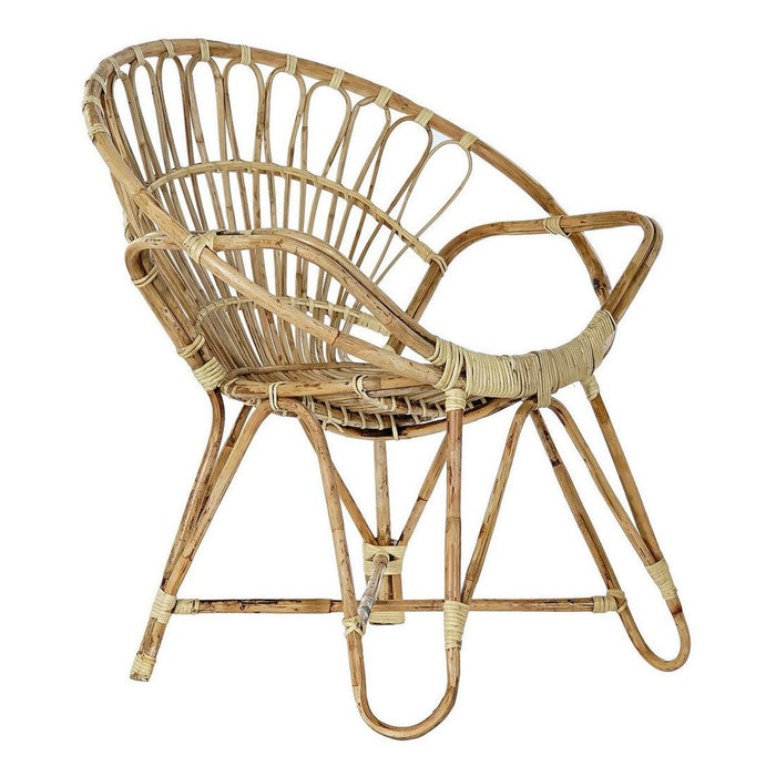 Scaun de Sufragerie DKD Home Decor 8424001825158 Multicolor Natural Ratan 77 x 58 x 85 cm