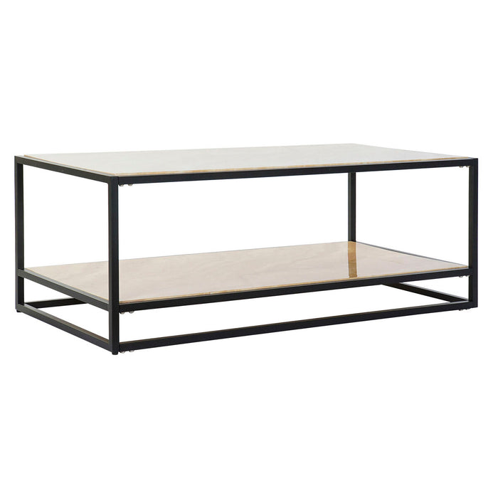 Masa laterală DKD Home Decor Oțel Argintiu Lemn MDF (120 x 60 x 45 cm)