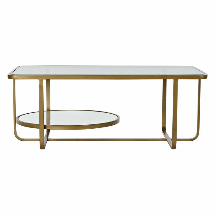 Masa de Cafea DKD Home Decor Metal Geam 90 x 50 x 35 cm