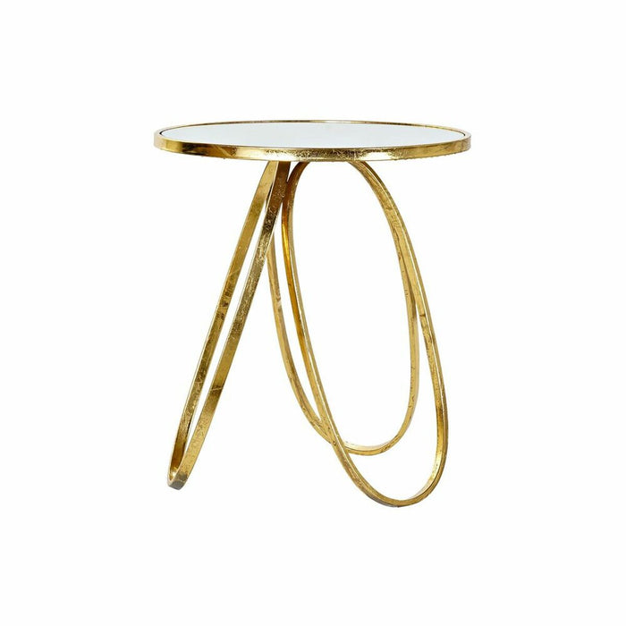 Masa laterală DKD Home Decor Auriu* Metal Oglindă 50 x 50 x 56,5 cm