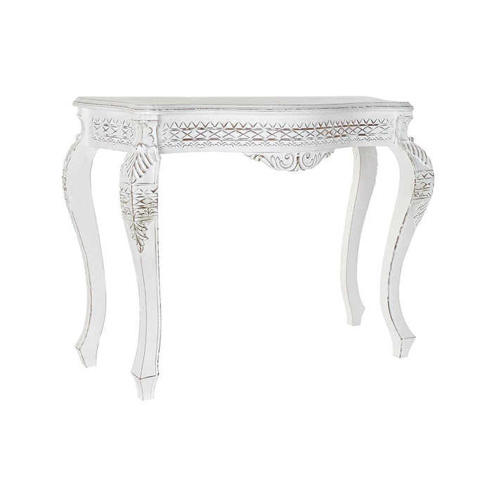 Consolă DKD Home Decor Lemn Alb Lemn de mango (106 x 39 x 77 cm)