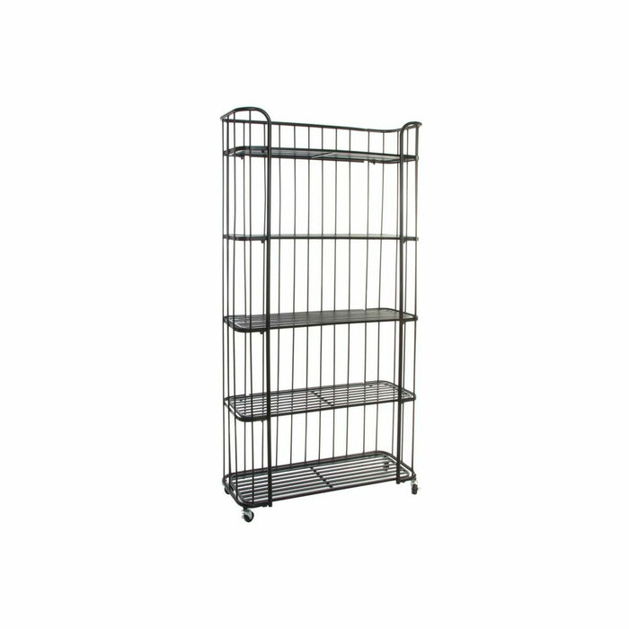 Raft DKD Home Decor Negru Metal 5 Rafturi (97 x 33 x 180 cm)
