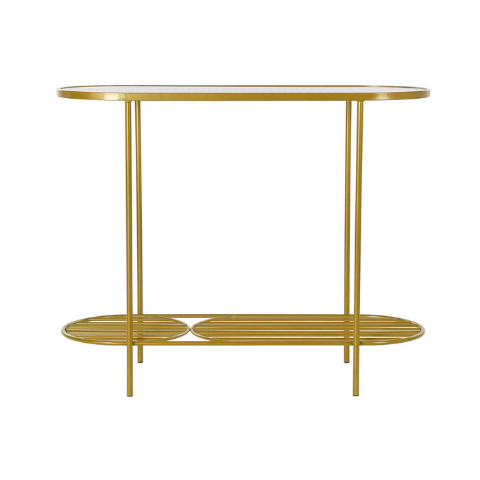 Consolă DKD Home Decor Auriu* Geam Fier 99,5 x 38 x 80 cm