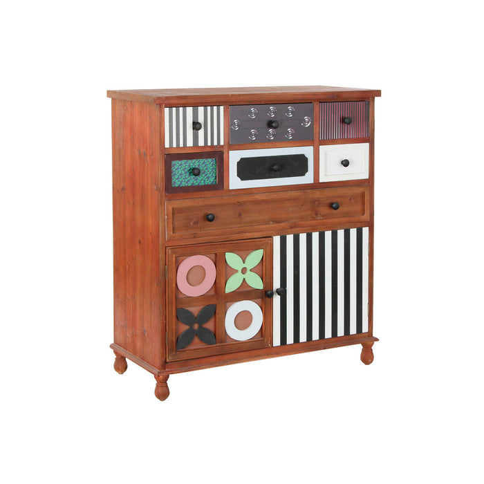 Dulap cu Sertare DKD Home Decor Maro Multicolor Lemn Lemn MDF Modern 90 x 40 x 104 cm