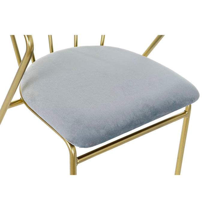 Scaun DKD Home Decor Albastru celest 48 x 46 x 72 cm