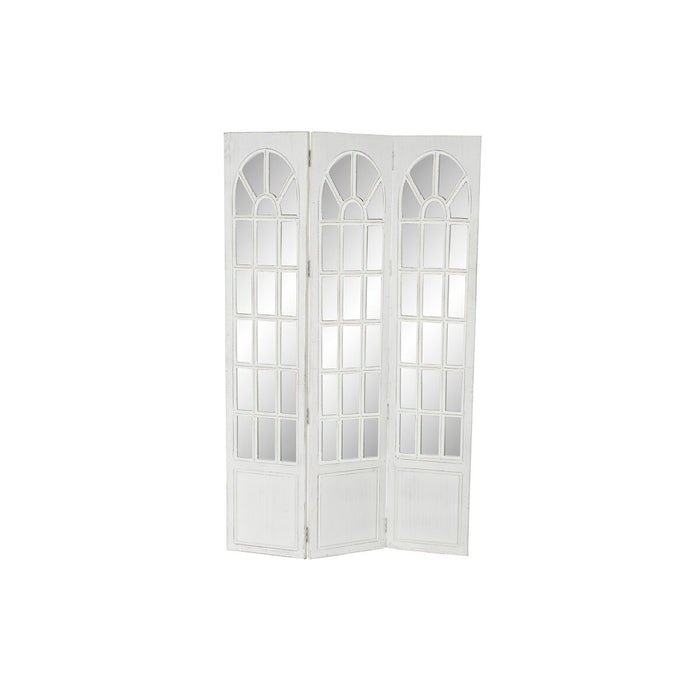 Paravan pliant DKD Home Decor Lemn de mango Oglindă (112 x 2 x 183 cm)