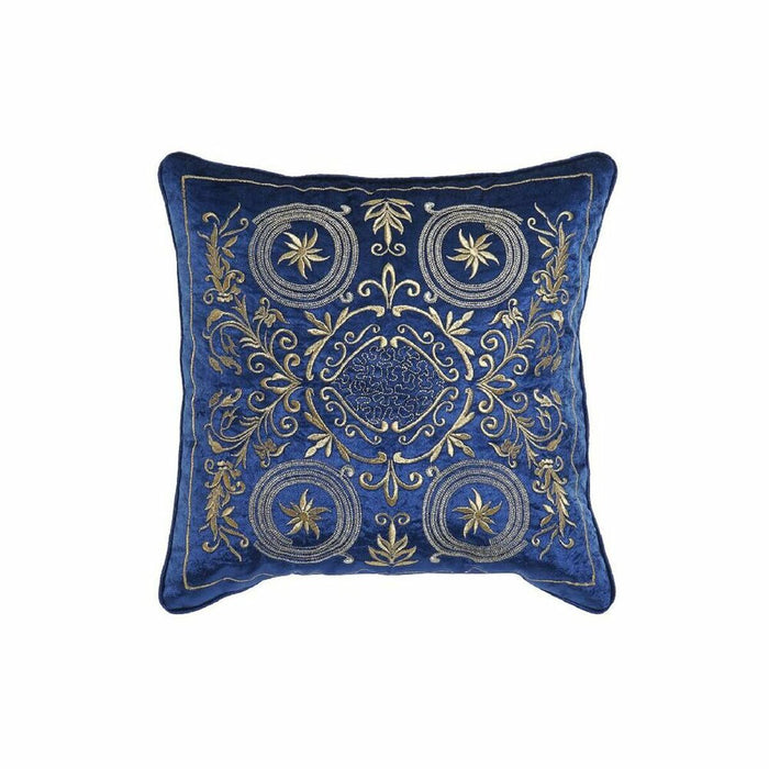 Pernă DKD Home Decor 8424001850341 Albastru Auriu* 45 x 10 x 45 cm