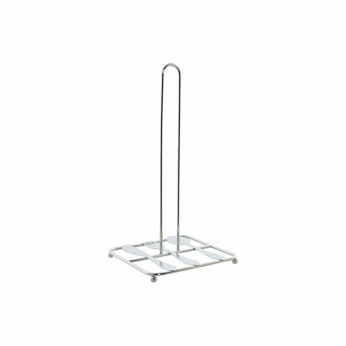 Suport pentru Role de Hârtie de Bucătărie DKD Home Decor Argintiu Metal Plastic 15 x 16 x 29,5 cm