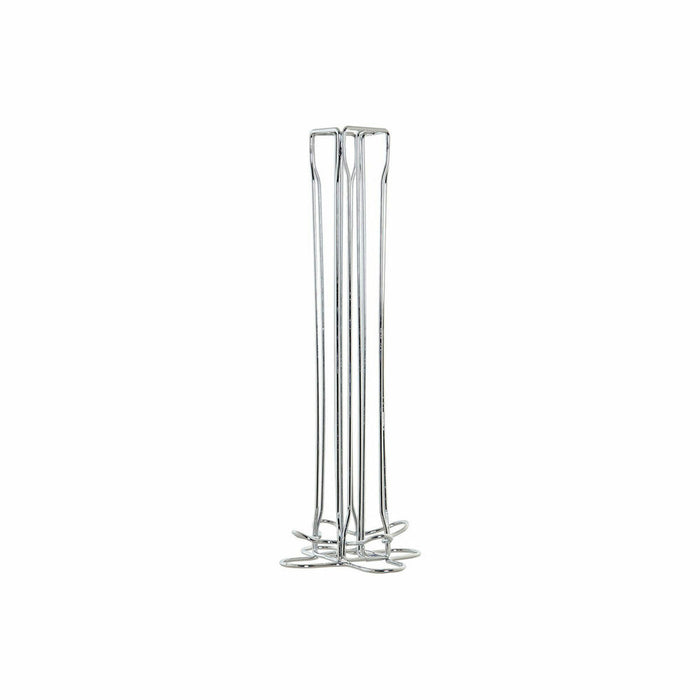 Organizator de capsule de cafea DKD Home Decor Argintiu Metal Plastic 13 x 13 x 37 cm