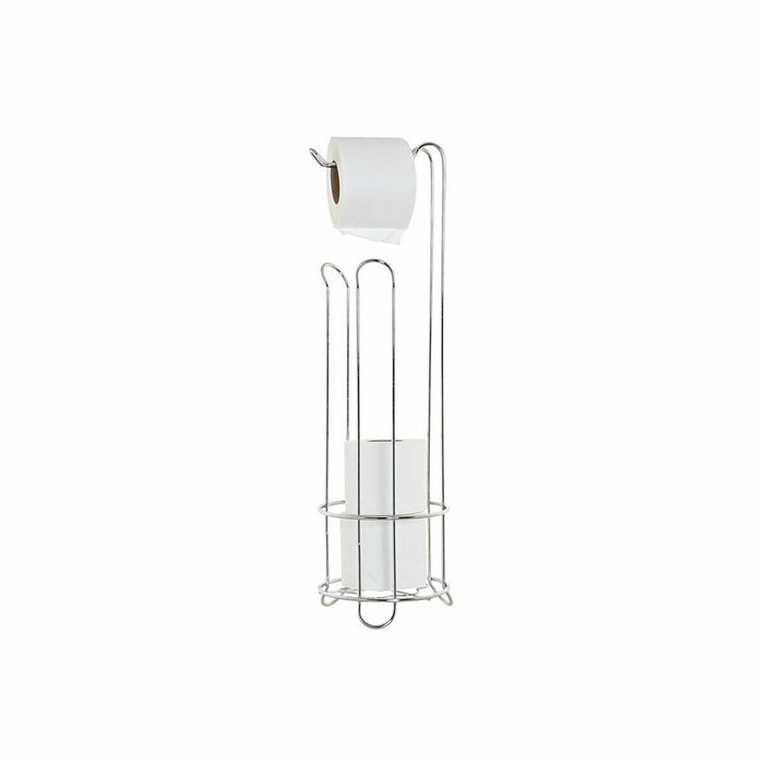 Suport pentru Role de Hârtie Igienică DKD Home Decor Argintiu Metal Plastic Cromat 16 x 15 x 16 cm