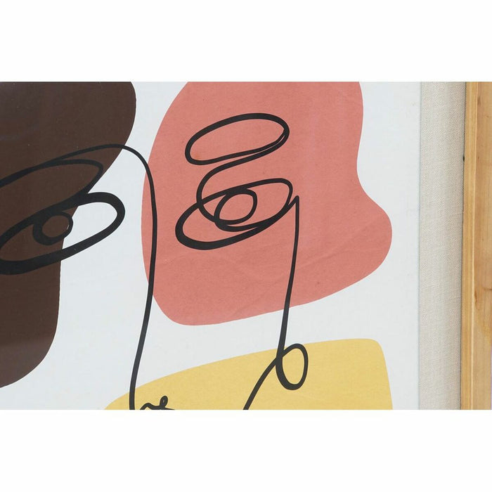 Tablou DKD Home Decor 55 x 2 x 70 cm Abstract Scandinav (2 Unități)