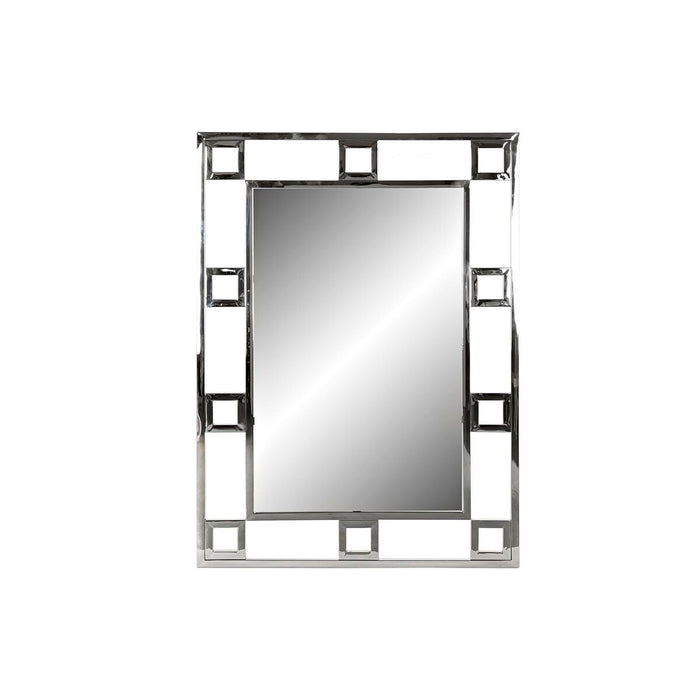 Oglindă de perete DKD Home Decor Metal Argintiu (80 x 2 x 110 cm)