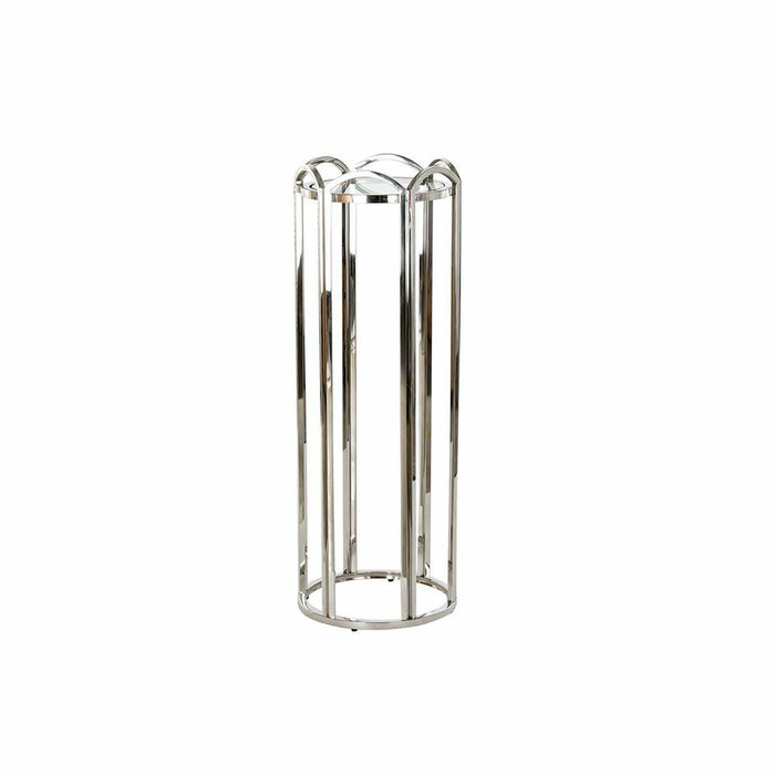 Masa laterală DKD Home Decor Geam Argintiu Metal 40 x 40 x 110 cm