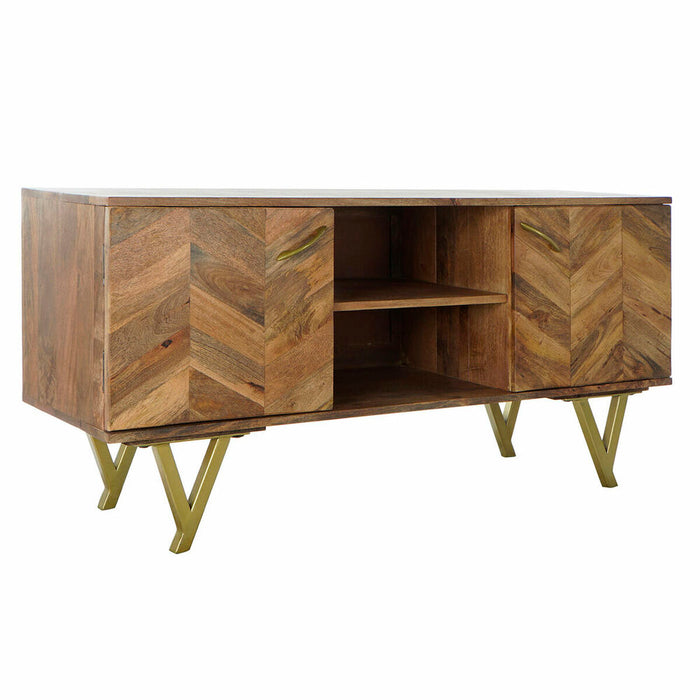 Mobilă TV DKD Home Decor Metal Lemn de mango (125 x 62,5 x 40 cm)