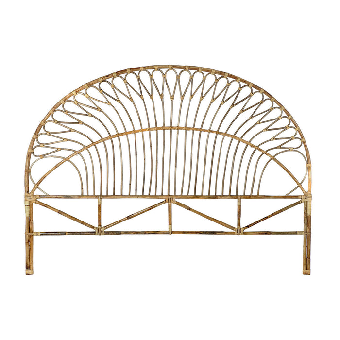 Tăblie de Pat DKD Home Decor Natural Ratan 177 x 4 x 131 cm