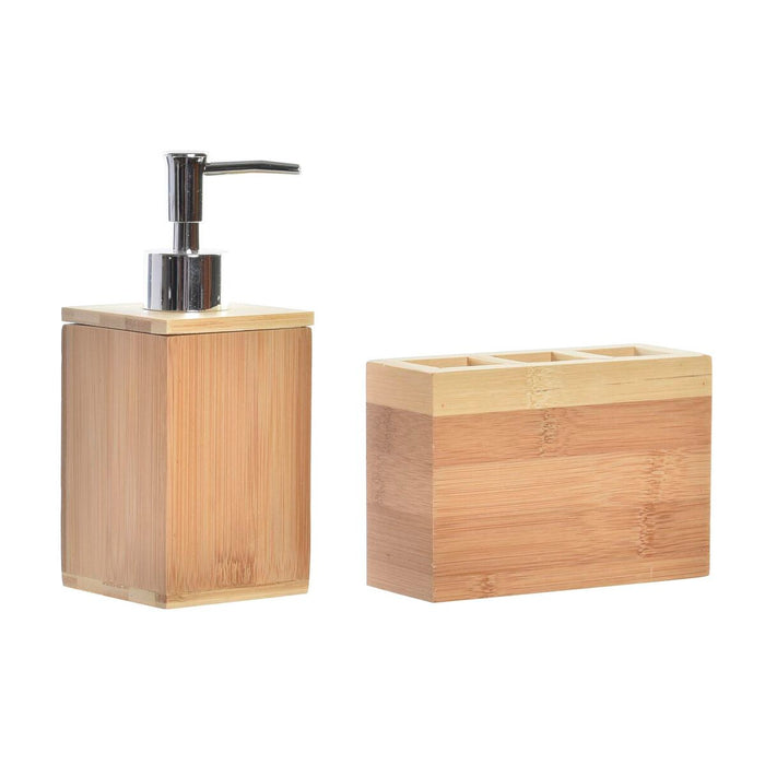 Set de Baie DKD Home Decor Natural Bambus 13 x 5 x 9 cm