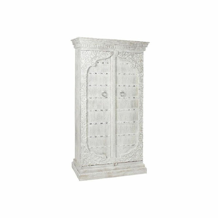 Dulap DKD Home Decor Alb Metal Lemn de mango (100 x 43 x 190 cm)