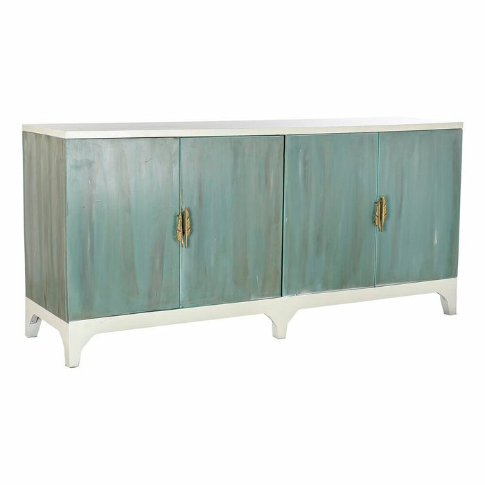 Servantă DKD Home Decor Turquoise Bej Metal Lemn (180 x 50 x 85 cm)