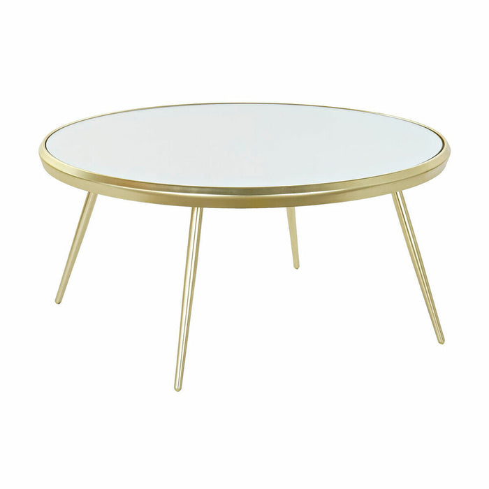 Masa de Cafea DKD Home Decor Oglindă Oțel (83,5 x 83,5 x 40 cm)