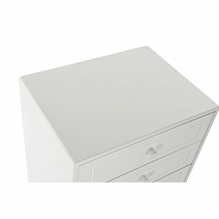 Dulap cu Sertare DKD Home Decor Natural MDF Alb (40 x 30 x 90 cm)