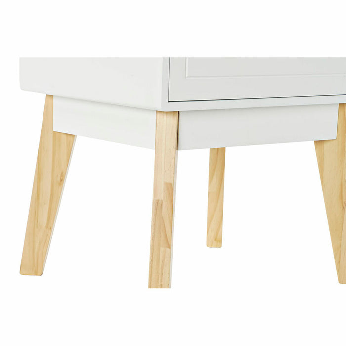 Noptieră DKD Home Decor Alb Natural Lemn MDF 45 x 36 x 49 cm