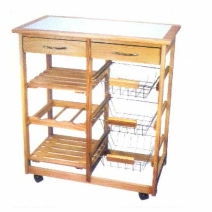 Cărucior pentru legume DKD Home Decor (67 x 37 x 79 cm)
