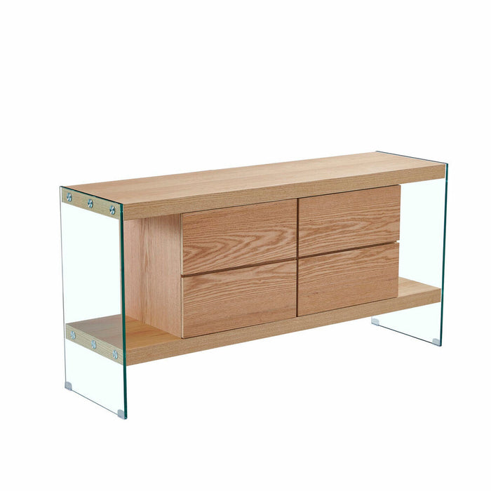 Servantă DKD Home Decor Geam Lemn MDF (160 x 45 x 80 cm)