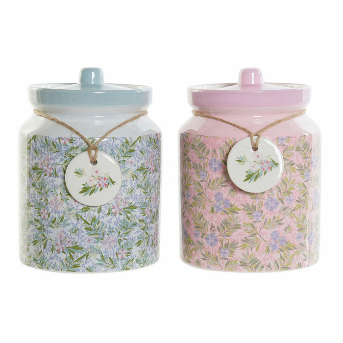 Staniu DKD Home Decor Květiny 11,5 x 11,5 x 16 cm (3 Unități)