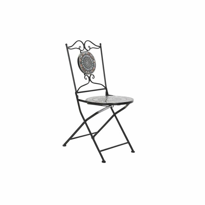Zahradní židle DKD Home Decor Ceramică Negru Forjare (42 x 50 x 90 cm)