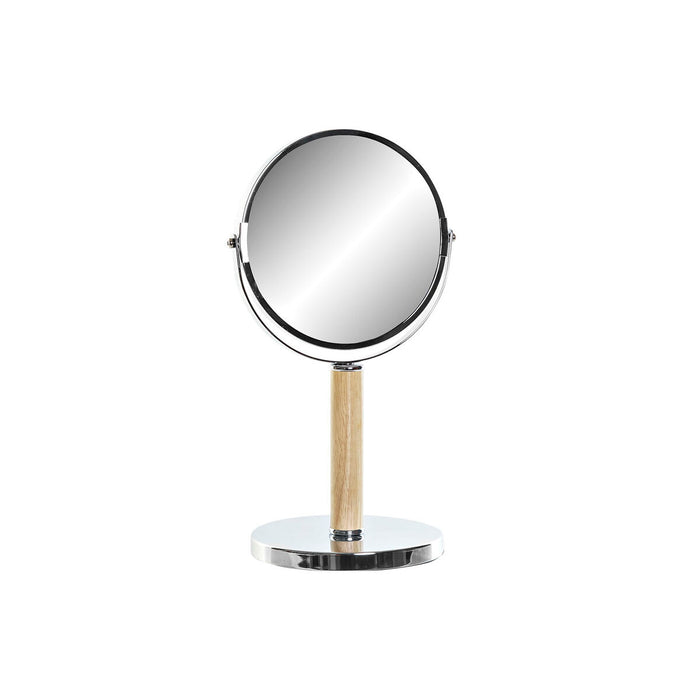 Oglindă cu Efect de Mărire DKD Home Decor Lemn Metal 19 x 15 x 34 cm