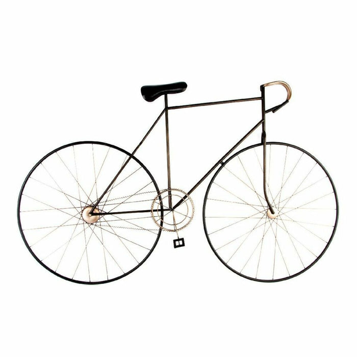 Decorațiune de Perete DKD Home Decor Negru Multicolor Auriu* Bicicletă Vintage 150 x 6 x 95 cm (2 Unități)
