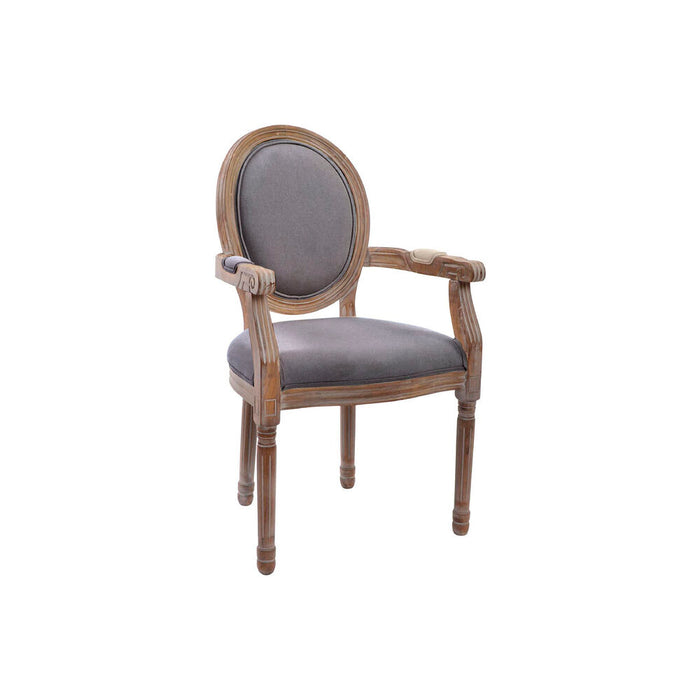 Scaun DKD Home Decor Maro Natural Gri închis Lemn 55 x 57 x 95 cm