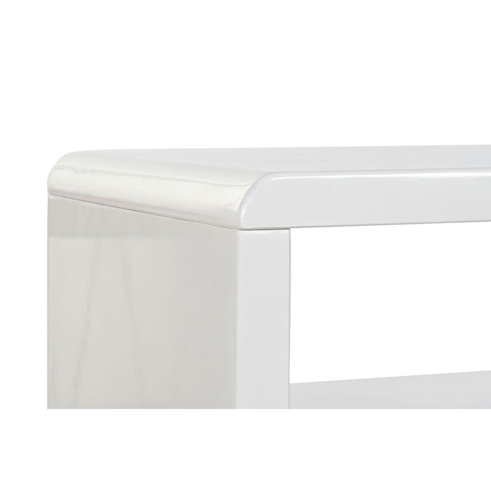 Mobilă TV DKD Home Decor Alb Geam 140 x 40 x 50 cm Lemn MDF